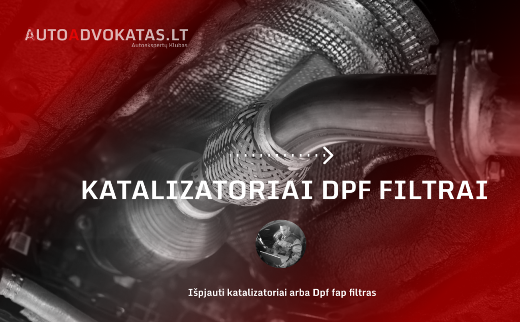 katalizatoriai dpf fap filtrai